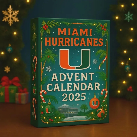 Miami Hurricanes NCAA ACC Advent Calendar 2025 - Picture 2 of 3